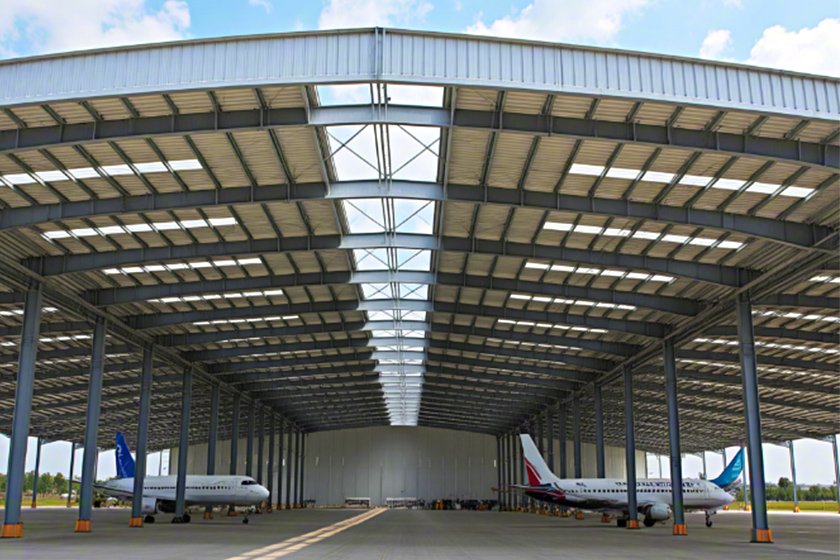 Steel structure aircraft hangar Supplier