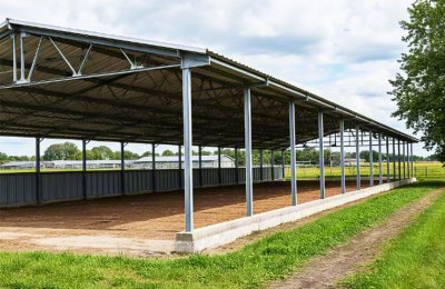 Steel structure chicken coop