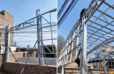 Steel structure cowshed