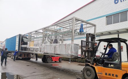 Compact slaughter line delivery