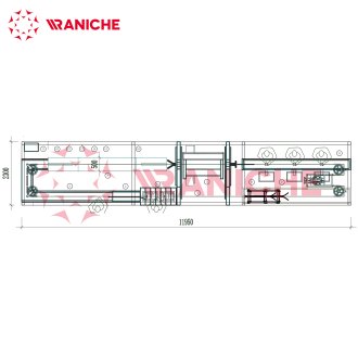 300-800BPH Compact Poultry Slaughter Line Drawing