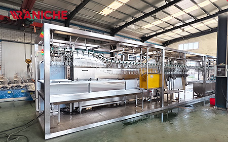 2026 Uganda 300-800BPH Compact Poultry Slaughter Line Test