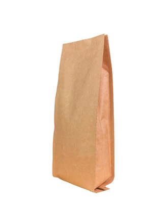 Kraft Paper Side Gusseted Bag No Zipper