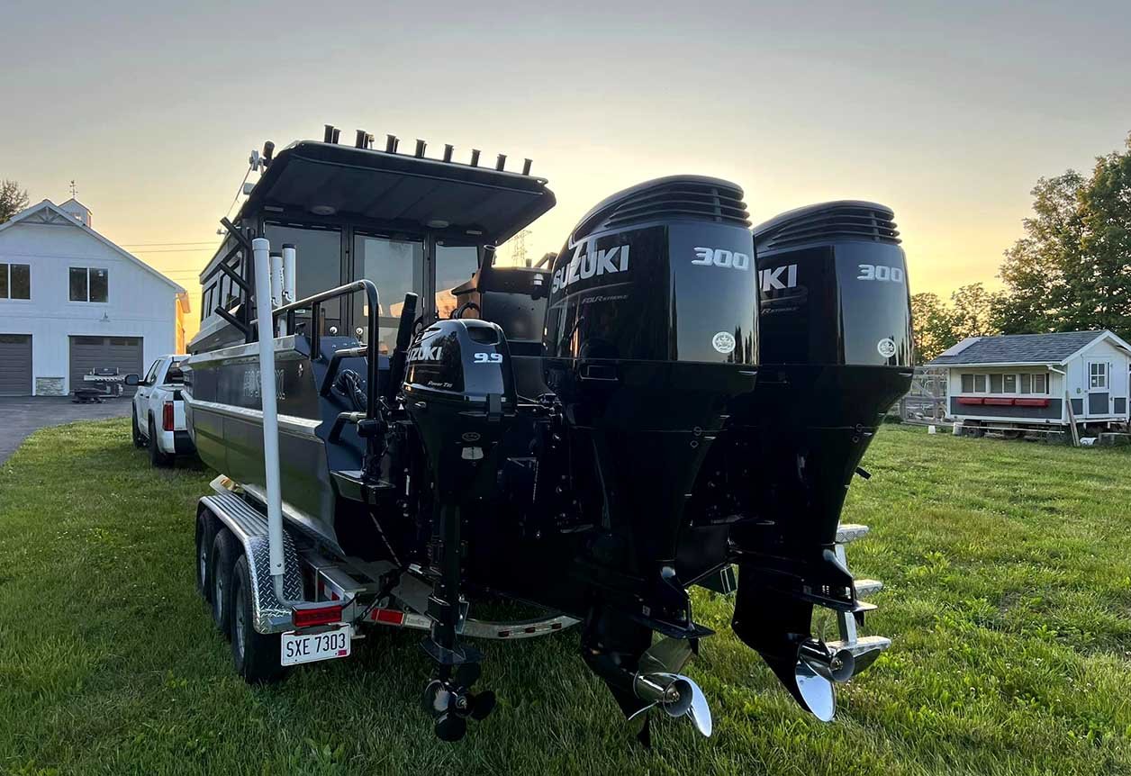 large aluminum fishing boats
