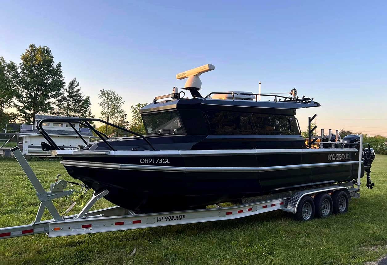 large aluminum fishing boats