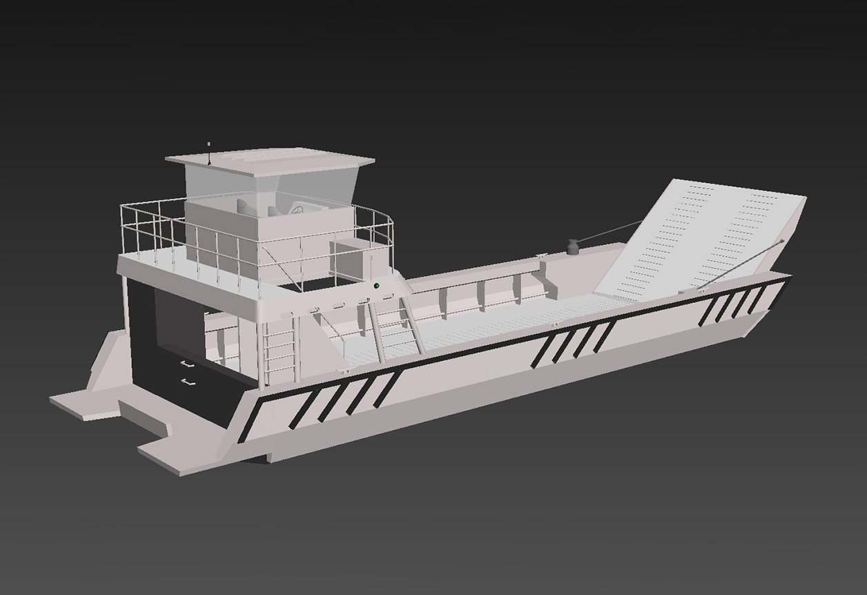 15m aluminium landing craft 