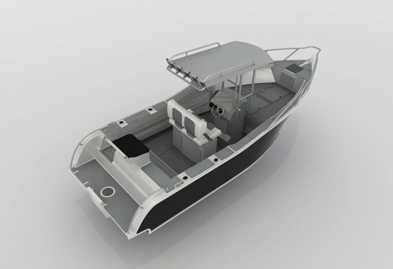 aluminum center console boats