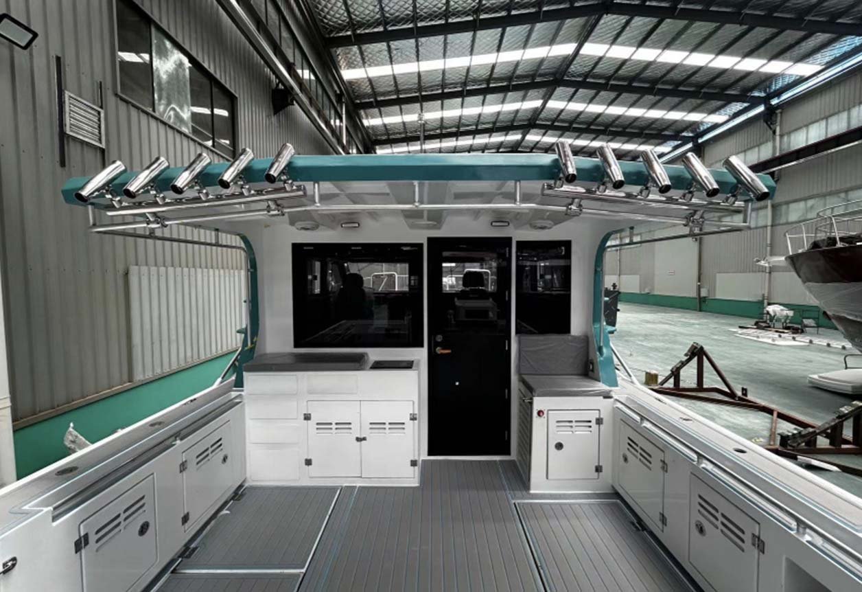 11m large aluminum boats