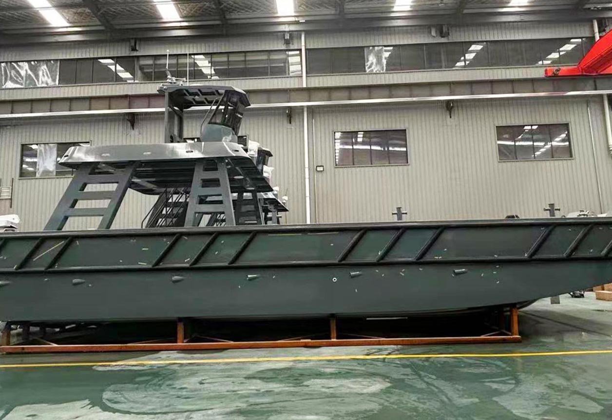 14m custom aluminum boat