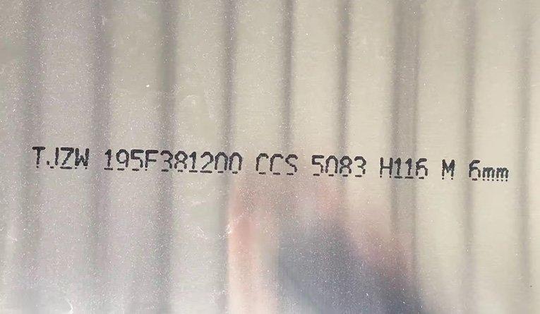 Material --CCS Marine grade aluminum plate 5083