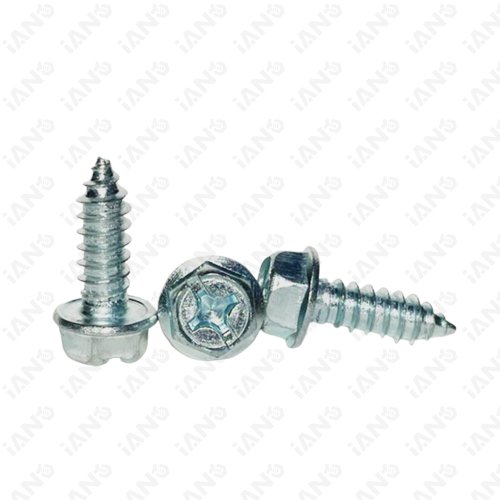 Hex Washer Head Sheet Metal Screw Combo Phillips