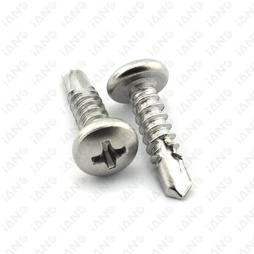Cross Recessed Pan Head Drilling Screws with Tapping Screw Thread