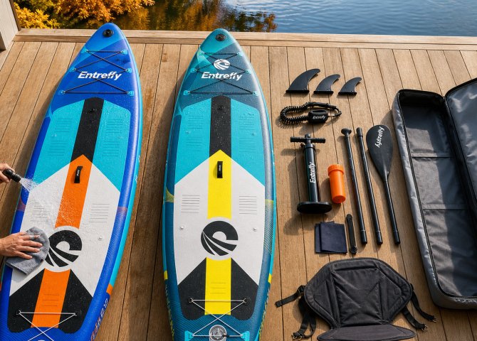How to Store an Inflatable Paddle Board After Summer