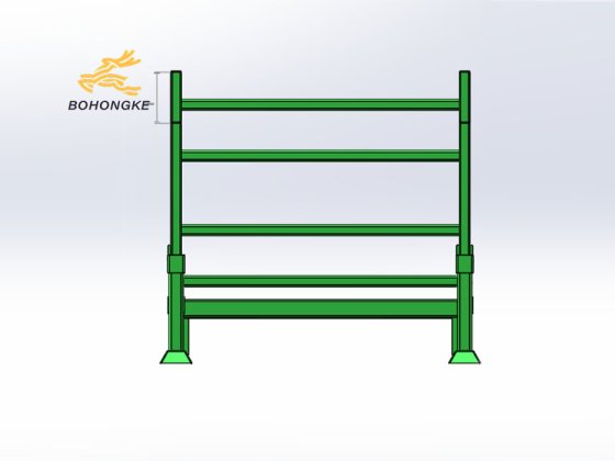 Heavy-duty steel tire rack with open frame