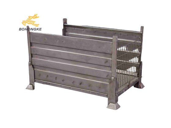 heavy-duty rectangular mesh bin