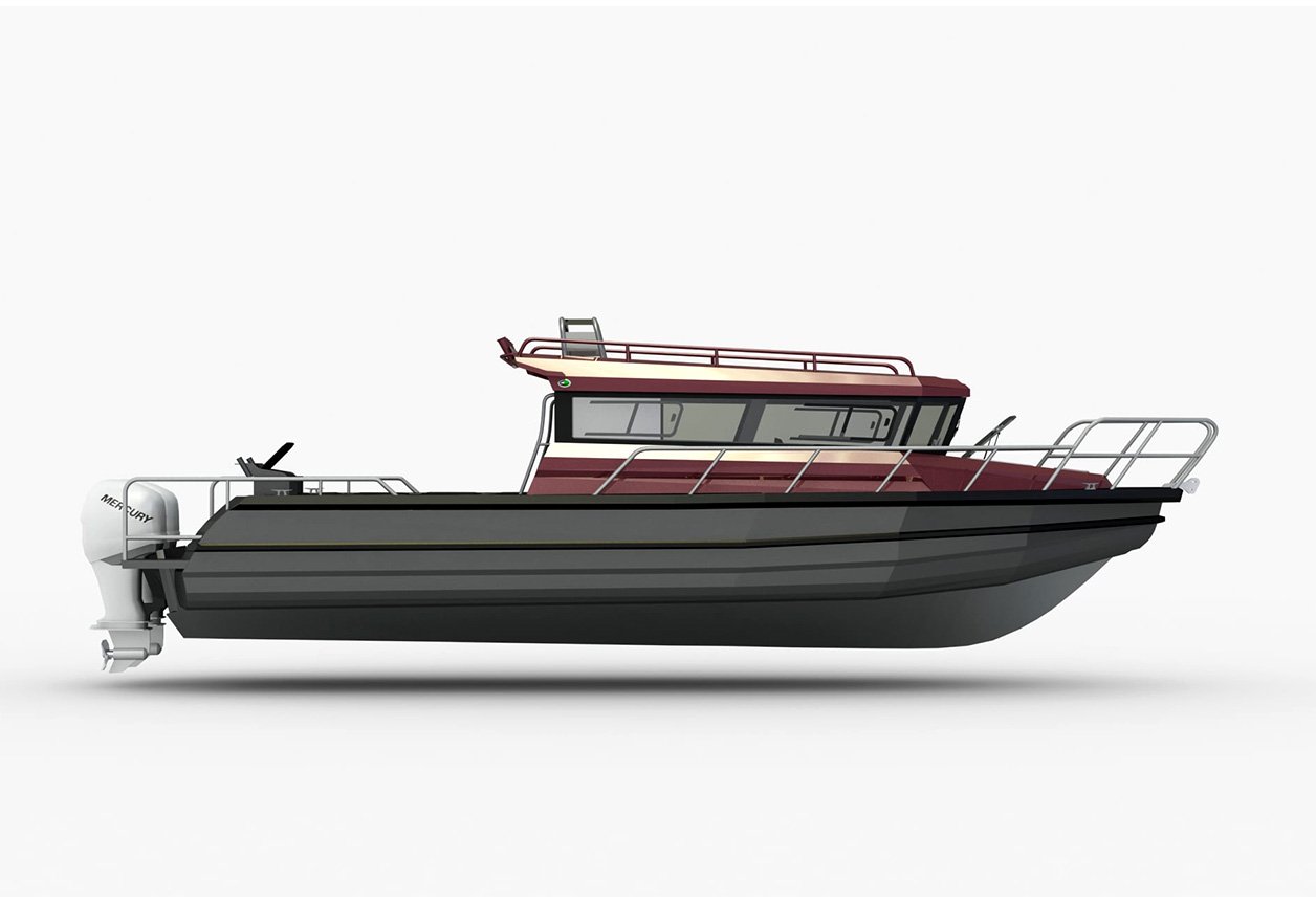 large aluminum fishing boats