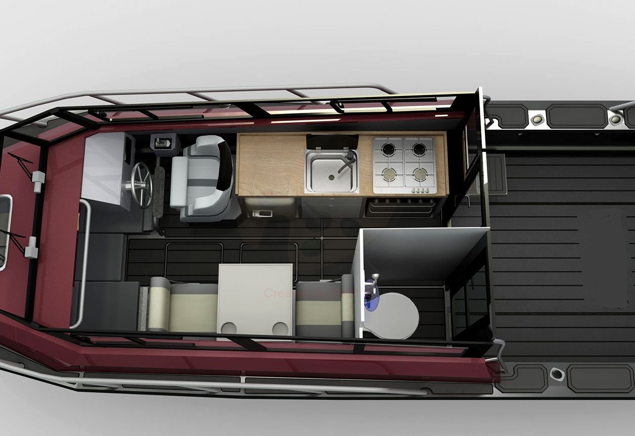 large aluminum fishing boats