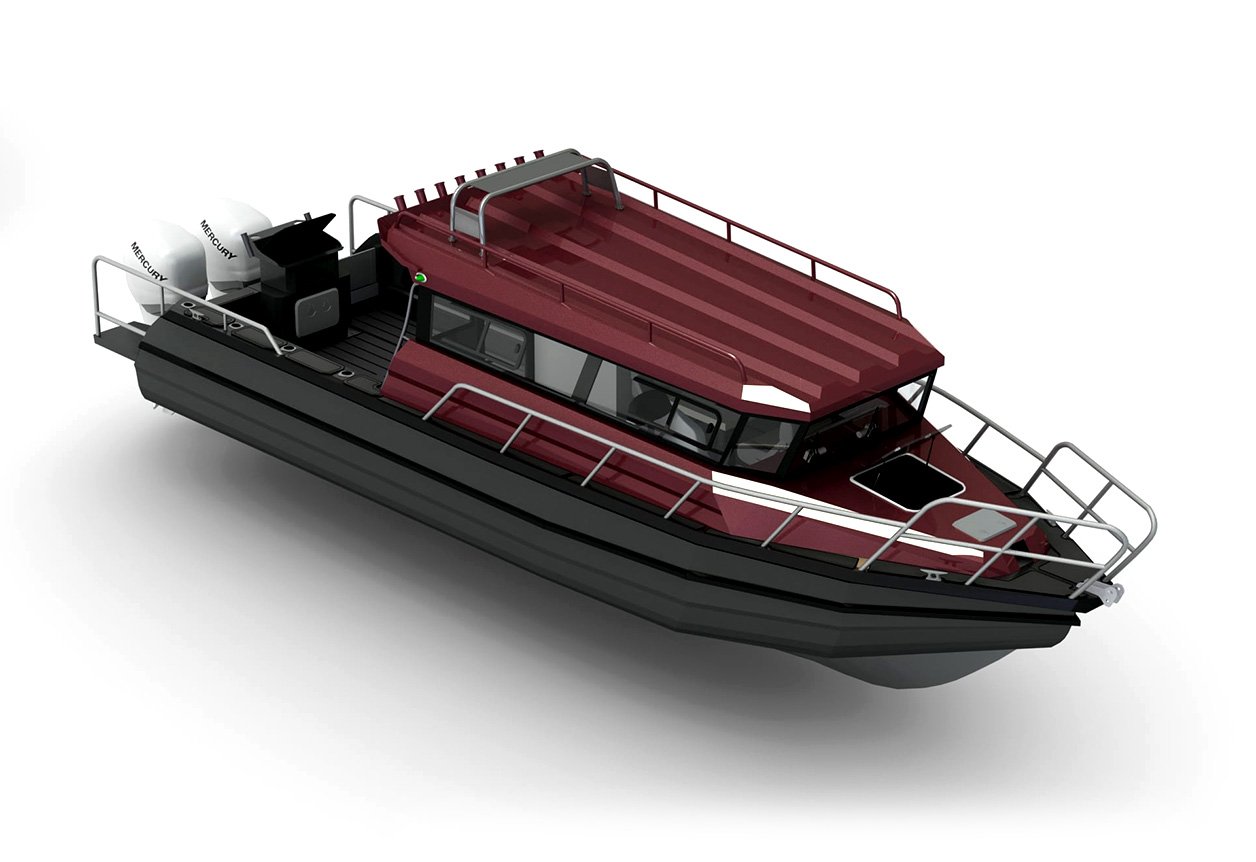 large aluminum fishing boats