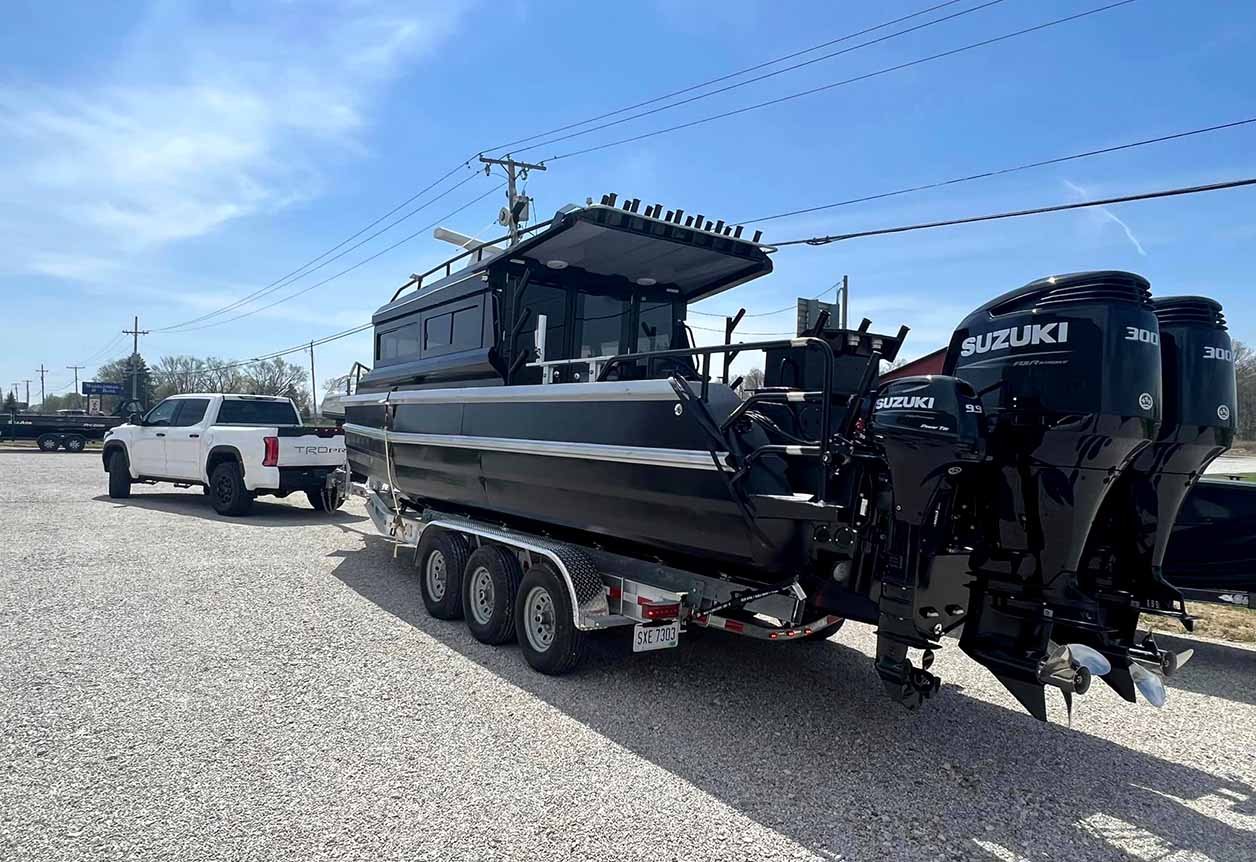 large aluminum fishing boats