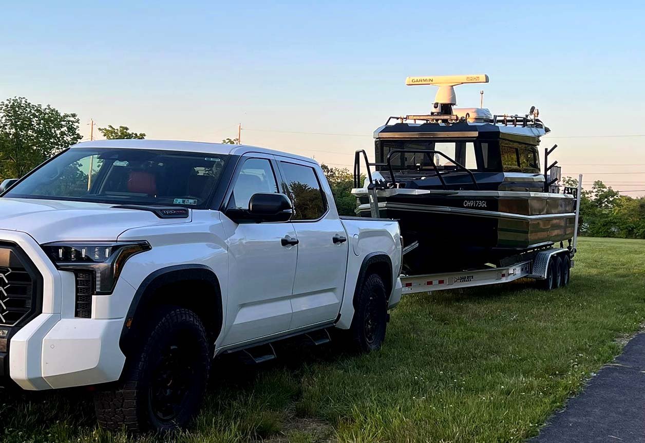 large aluminum fishing boats