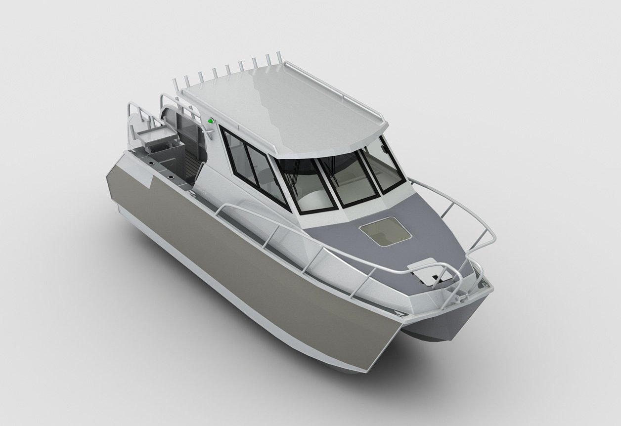 aluminum catamaran fishing boats