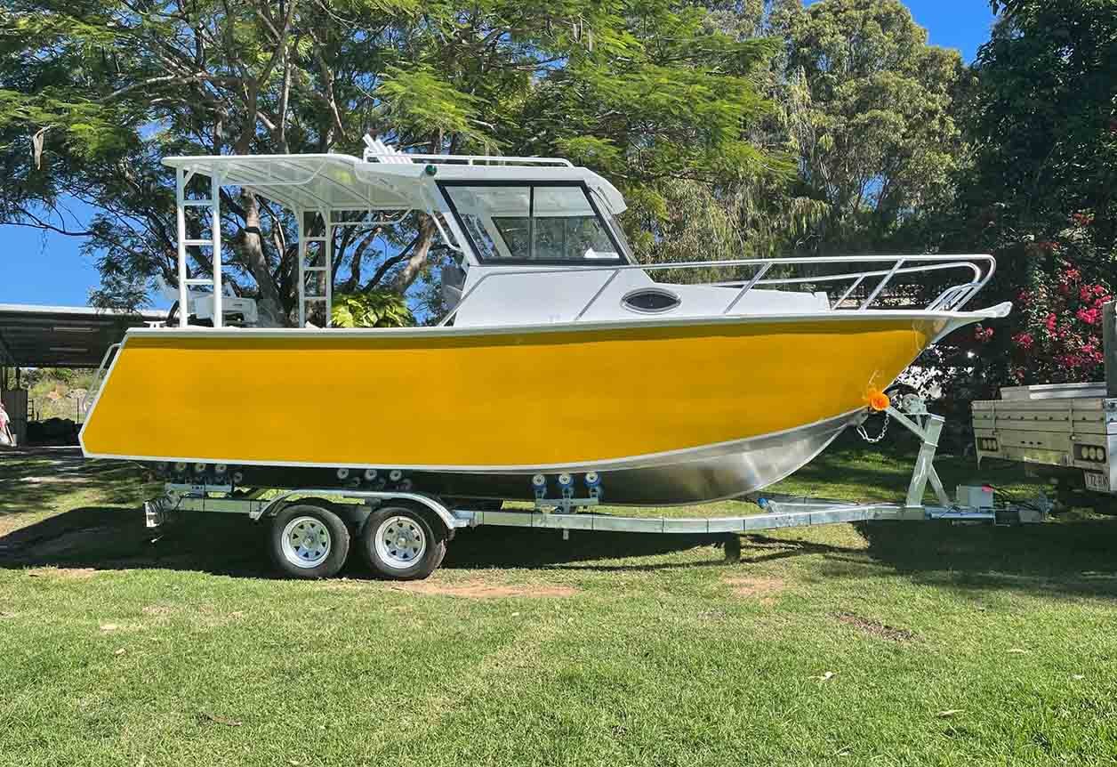 aluminum cuddy cabin