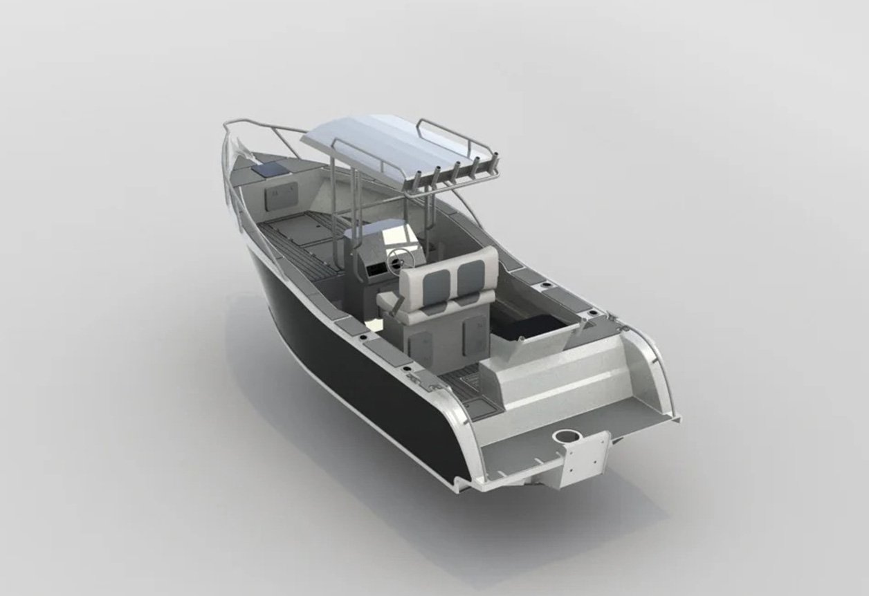 aluminum center console boats