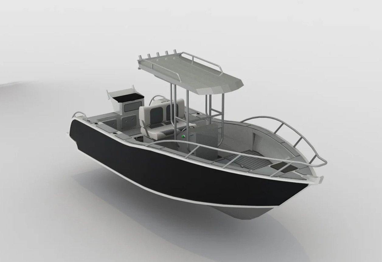 aluminum center console boats