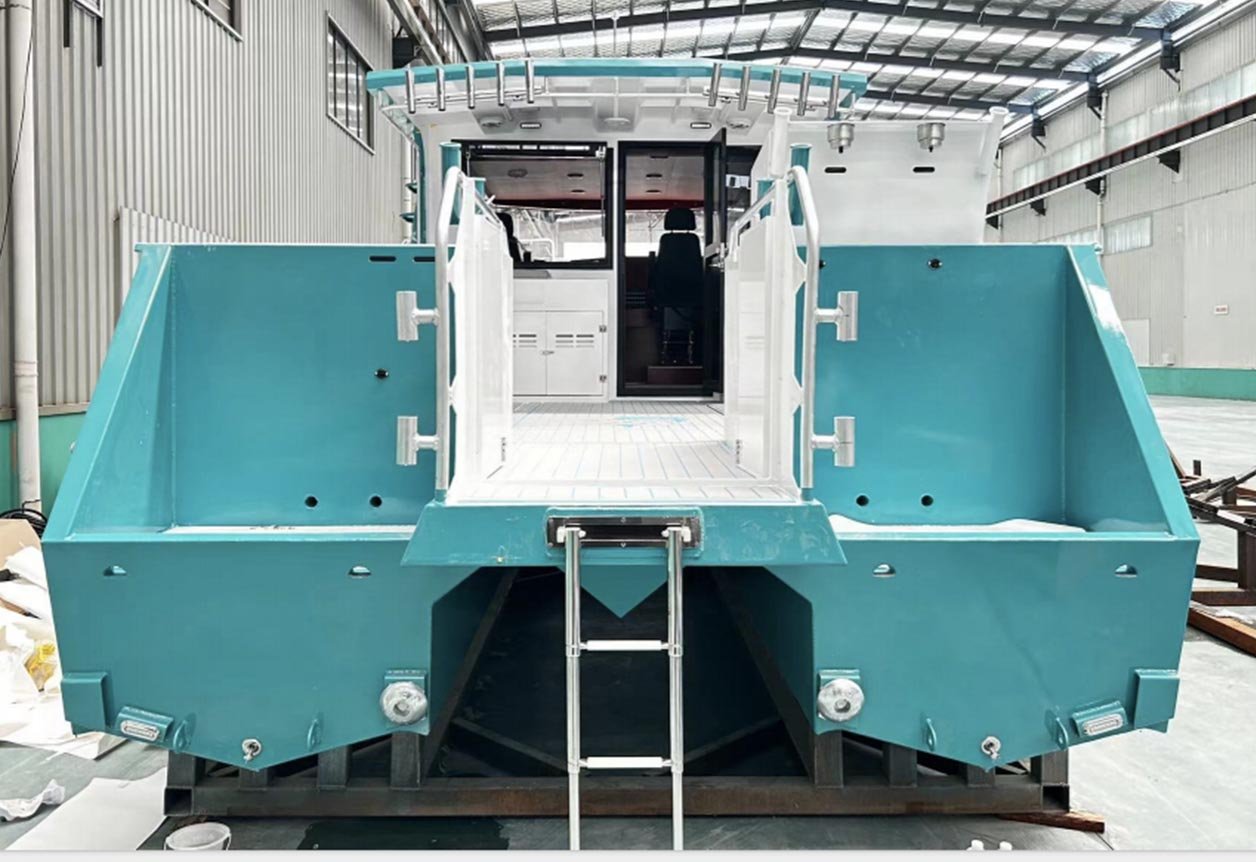 11m large aluminum boats