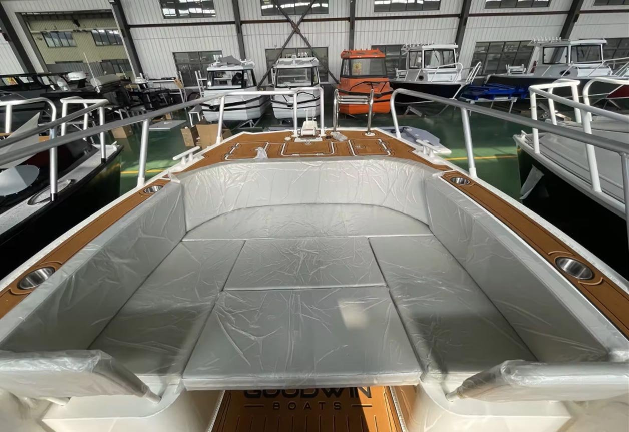 aluminum catamaran center console