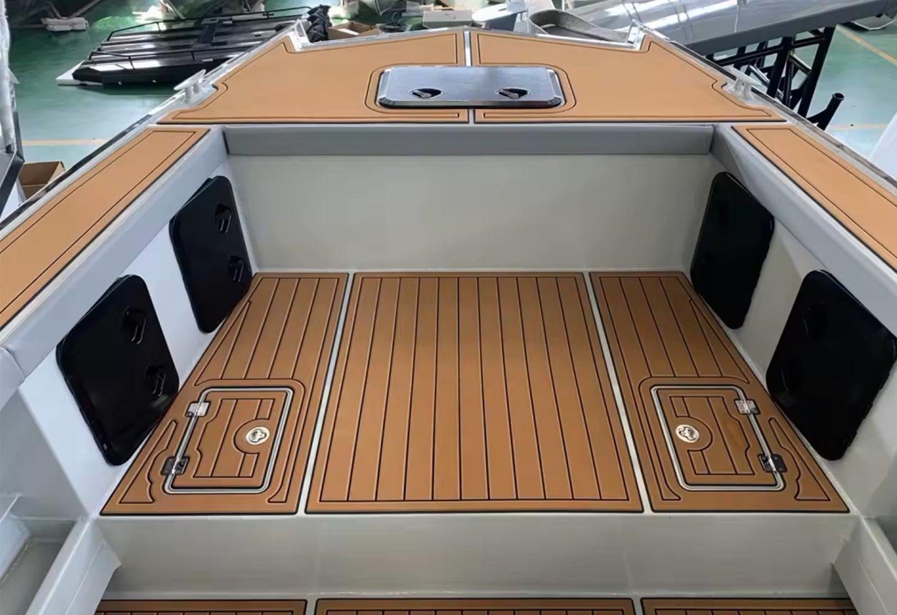 aluminum catamaran center console