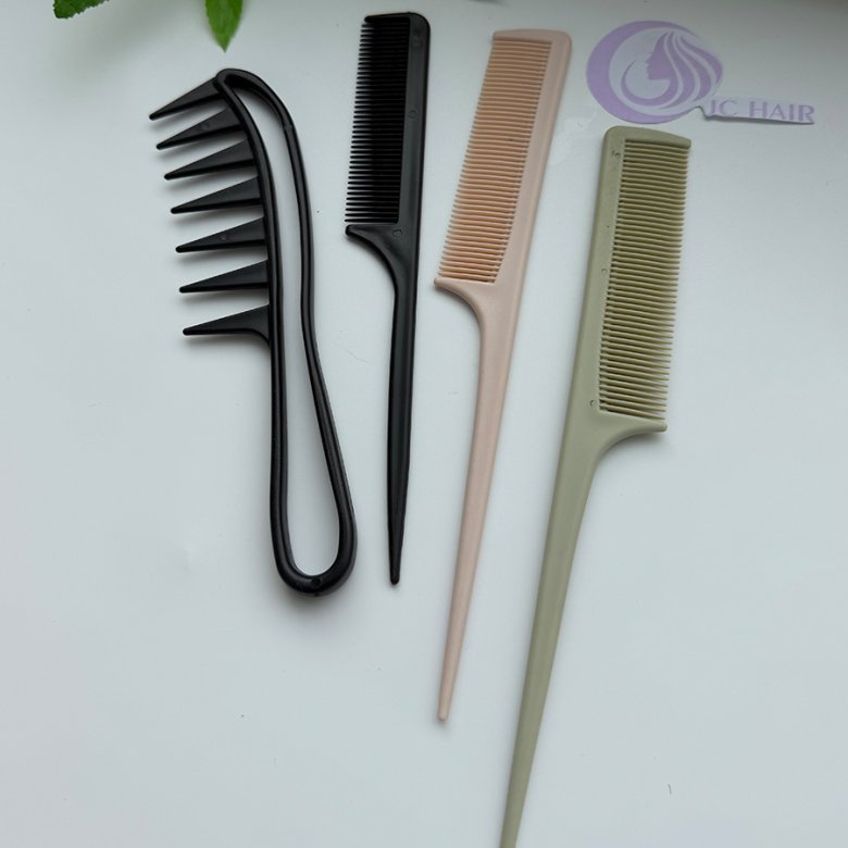 Wide-Tooth Comb.Rat Tail Comb.Parting Comb